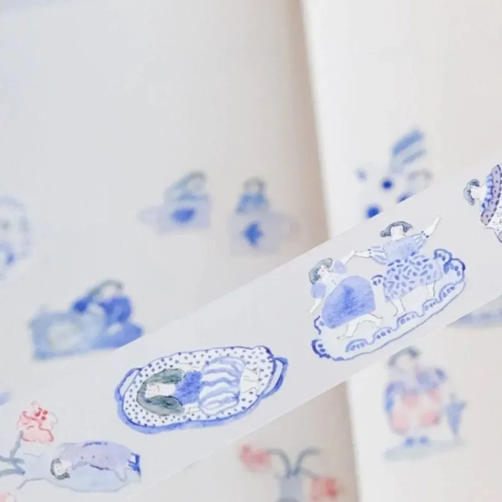 dodolulu PET Tape New blue and white collection